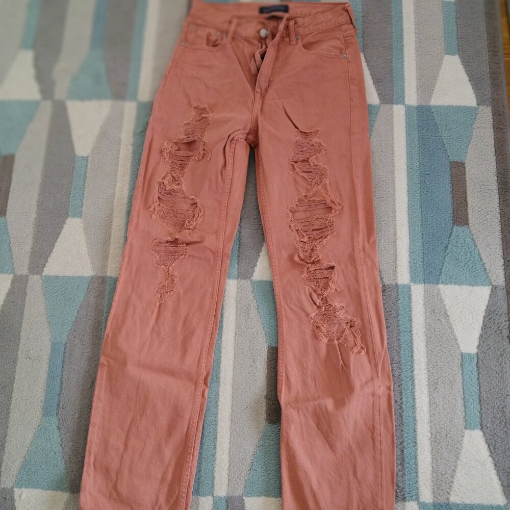 Aero 90's baggy jeans - pink